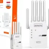 Access Point Zenwire Mocny Wzmacniacz Sygnału Zasięgu Sieci Wifi 5G Repeater Zewnętrzny Extender Zenwire WD-R611U 300 Mb/s
