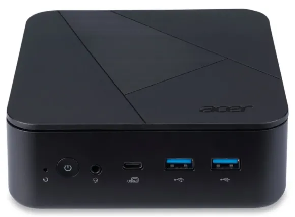 Acer VN1502G-13U3U Intel® Core™ i3 i3-1315U 0 GB DDR4-SDRAM SSD Mini PC Czarny