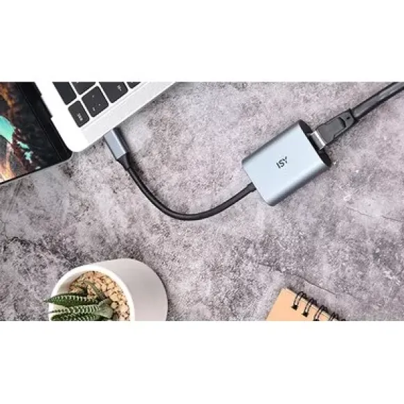 Adapter ISY IAD-1010-C USB-C - Gigabit LAN (RJ-45)