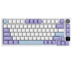 Ajazz AK820 Pro Flying Fish Switch Biało-fioletowy AK820PRO-FF-PWB