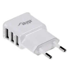 Akyga Ładowarka 3xUSB Biały AK-CH-05 (ORG002612)