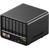AOOSTAR WTR MAX 11 Bays NAS Mini PC with Secondary Screen AMD R7 Pro 8845HS 8 Cores Max 5 1GHz 64GB DDR5 RAM 2TB SSD HDMI D 1292953SZBT