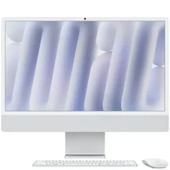 Apple iMac Apple M M4 59,7 cm (23.5") 4480 x 2520 px All-in-One PC 24 GB 512 GB SSD macOS Sequoia Wi-Fi 6E (802.11ax) Srebrny