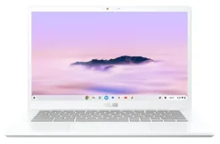 ASUS Chromebook Plus CX34 CX3402CBA-MW0166 Intel® Core™ i5 i5-1235U 35,6 cm (14") Full HD 8 GB LPDDR5-SDRAM 256 GB UFS Wi-Fi 6 (802.11ax) ChromeOS Niemiecki Biały