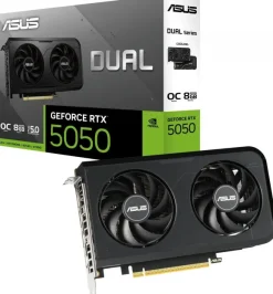 ASUS Dual -RTX5050-O8G NVIDIA GeForce RTX 5050 8 GB GDDR6 90YV0N72-M0NA00