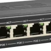 BCS Switch PoE B-SP0402 10/100Mb/s 6 portów B-SP0402