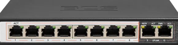 BCS Switch PoE B-SP0402 10/100Mb/s 6 portów B-SP0402