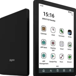 BIGME Czytnik e-booków  B6 6", Podświetlany ekran, Wi-Fi Czarny