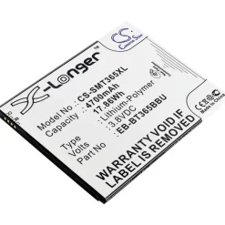 Cameron Sino Samsung Galaxy Tab Active EB-BT365BBC 4700mAh 17.86Wh Li-Polymer 3.8V CS-SMT365XL