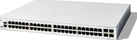 Cisco Catalyst C1200-48T-4X-RF łącza sieciowe Zarządzany L2/L3 Gigabit Ethernet 10/100/1000 Biały