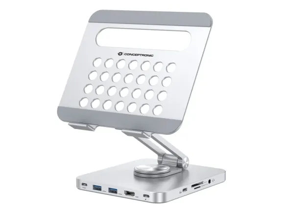 Conceptronic DONN26G stojak do multimediów Srebrny Tablet Stojak multimedialny