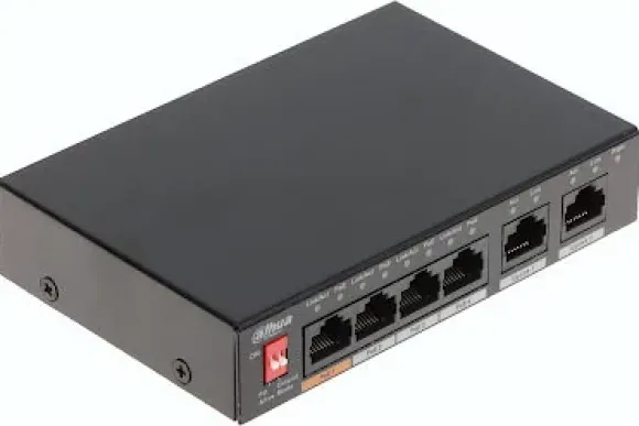 DAHUA SWITCH POE PFS3006-4ET-60-V2 4-PORTOWY PFS3006-4ET-60-V2