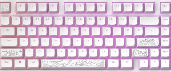 Dark Project ALU81A Terra Nostra G3Ms Moonstone DPKB_NOSTRA_81_ANSI_WHITE