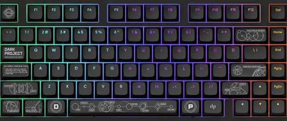 Dark Project ALU81A Terra Nova G3Ms Moonstone DPKB_NOVA_81_ANSI_BLACK