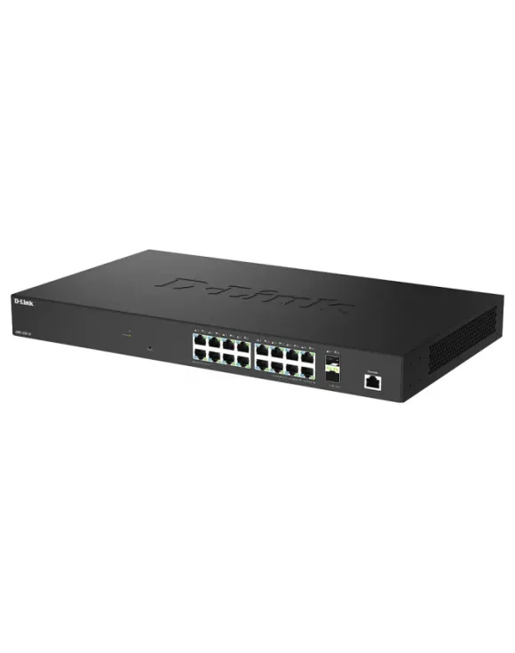 D-LINK Smart+ Switch L2+ 16 ports 2.5 GbE and 2 ports 10 GbE SFP+ DMS-1250-18/E