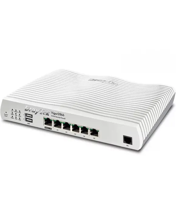 Draytek Vigor 2866 Vdsl2 Super V. Modemrouter M. G.Fast Retail (V2866DEATCH)