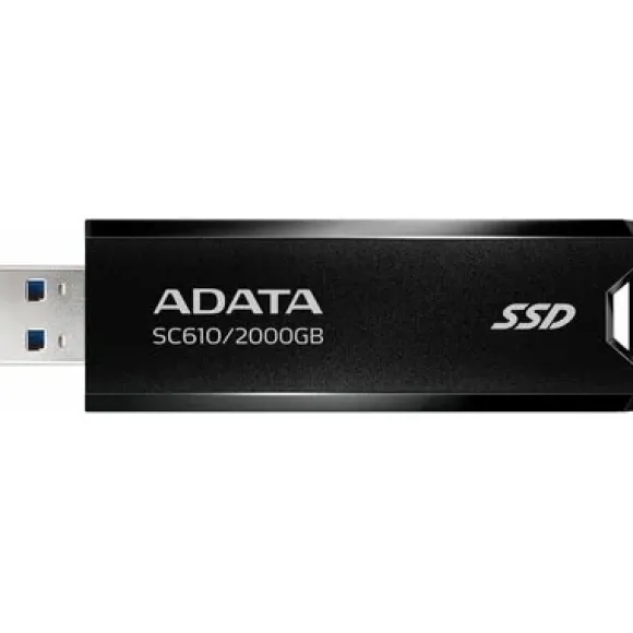 Dysk SSD ADATA SC610 2TB USB 3.2 Type-A 3D NAND TLC (SC610-2000G-CBK/RD)