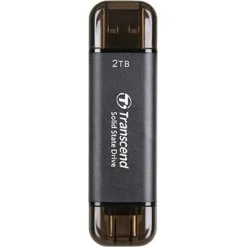 Dysk SSD Transcend ESD310C 2TB USB Type-A/USB Type-C 3D NAND (TS2TESD310C) Zewnętrzny