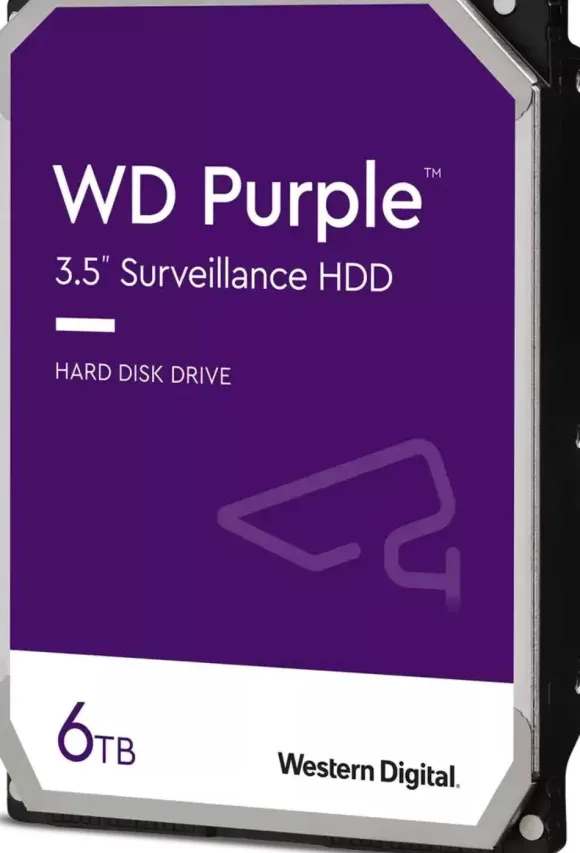 Dysk twardy Western Digital Purple 6TB 5400rpm 256MB WD64PURZ 3.5 SATA III (0718037897417)