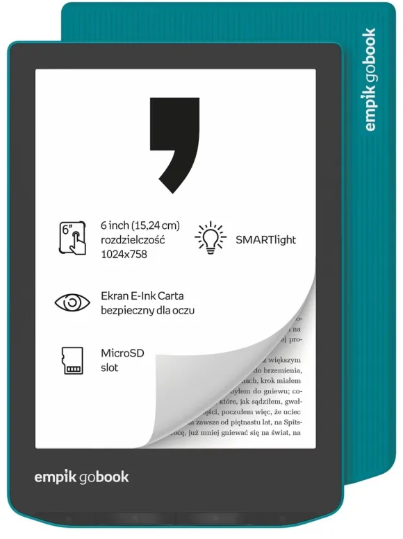 Empik GoBook 2.0 turkusowy