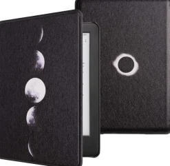ETUI CASE CZYTNIK KINDLE 10 2019 6' PLASTIKOWY CZARNY FAZY KSIĘŻYCA J9G29R
