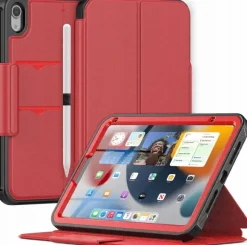 Etui Case Obudowa Z Klapką Do Ipad Mini 6 2021 8.3 Cala Czerwony