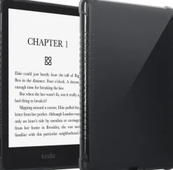 ETUI CZARNE PÓŁTRANSPARENTNE DO CZYTNIKA KINDLE PAPERWHITE 11-GEN 6.8" 2021