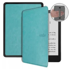 Etui Kindle Paperwhite 5 Eko-skóra Turkusowe