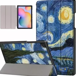 Etui na tablet Hurtel Etui Graficzne pokrowiec futerał z klapką do Galaxy Tab S6 Lite 10,4"