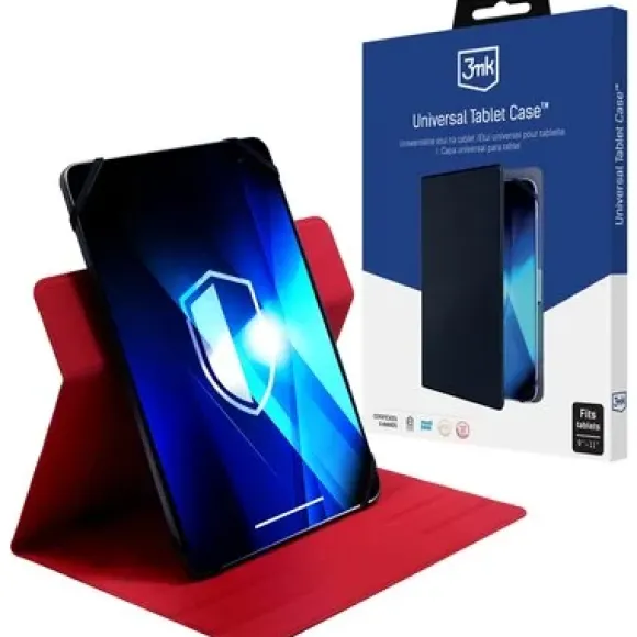 Etui na tablet 3MK Universal Tablet Case 9-11 cali Czerwony