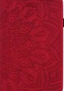 ETUI ZAMYKANE SAMSUNG GALAXY TAB S8 2022/ TAB S7 2020 CZERWONA MANDALA