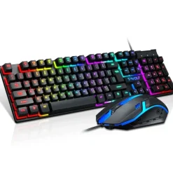 EXTRALINK GAMING SET TF200 2IN1 LED KEYBOARD+MOUSE