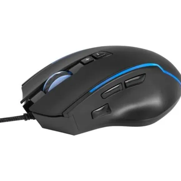 GEMBIRD GAMINGOWA MYSZ USB Z PODŚWIETLENIEM RGB RAGNAR RX300 8 PRZYCISKÓW, 12000DPI, CZARNA
