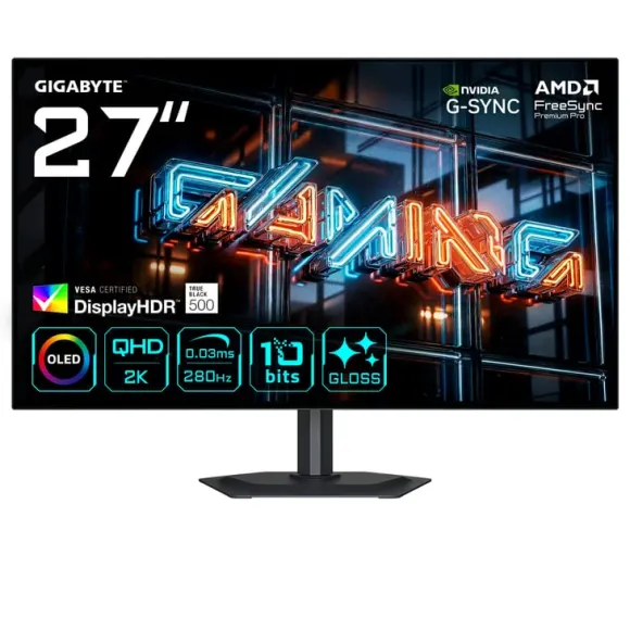 GIGABYTE MO27Q28GR 27" QHD OLED Czarny