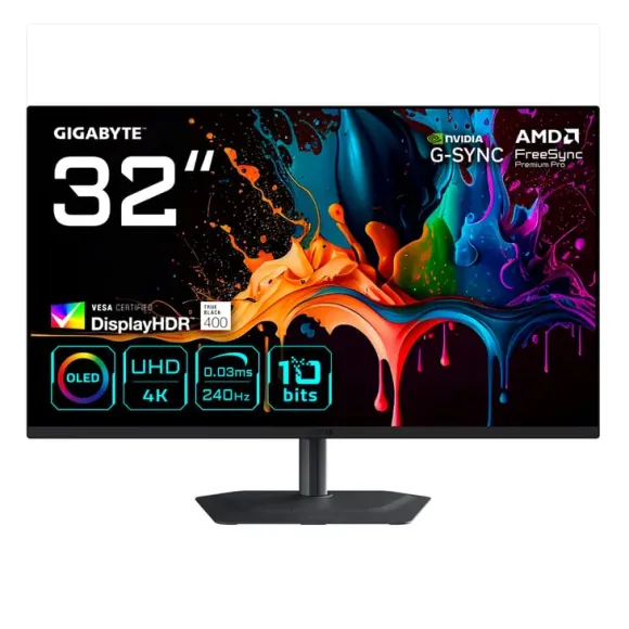 GIGABYTE MO32U2 31.5" 4K Ultra HD QD-OLED Czarny