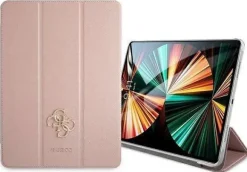 Guess Guess GUIC12PUSASPI iPad 12,9" 2021 Book Cover różowy/pink Saffiano Collection hurtel-76707-0