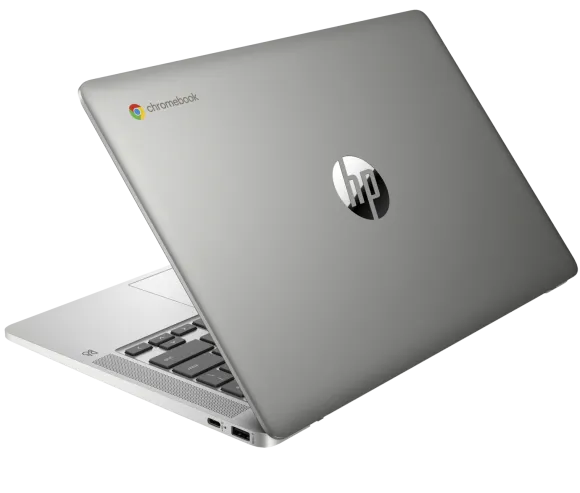 HP Chromebook 14a-na1083cl / 67U94UA / Intel N4500 / 4GB / eMMC 128GB / Intel UHD / FullHD / Chrome OS / Srebrny