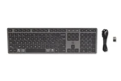 HP 720 Multi-Device Rechargeable Wireless Keyboard klawiatura Dom/Biuro USB + Bluetooth AZERTY Belgijski Czarny 9T5B1AA#AC0