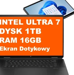 HP Spectre x360 2w1 16-aa0013dx / 977P5UA / Ultra 7 / 16GB / 1TB / Intel Arc / WQXGA / Dotyk / Win 11 / Czarny