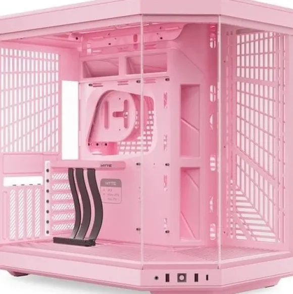 Hyte Y70 Midi-Tower, Tempered Glass- Strawberry Milk