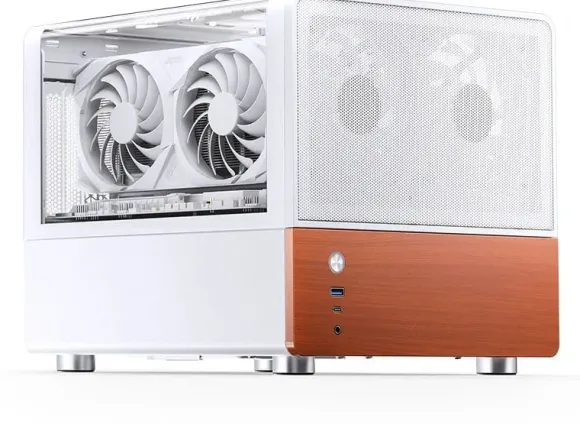 Jonsbo V12 PC-Gehäuse, Mini-Tower, Micro-ATX - weiß V12 WHITE