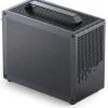 Jonsplus Z20 Mesh PC-Gehuse, Mini Tower, Micro-ATX, mit Tragegriff - schwarz