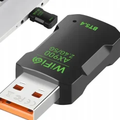 KARTA SIECIOWA ADAPTER BLUETOOTH 5.4 WiFi 6 BT USB 900 MBPS WPA3 ODBIORNIK