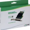 Karta sieciowa InLine ® Quad Gigabit karta sieciowa 4x RJ45 1 Gb/s PCIe x4