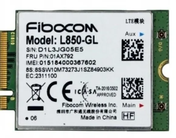 Karta sieciowa Lenovo 4G LTE CAT9 wireless module