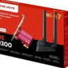 Karta sieciowa Mercusys MERCUSYS MA49BE WiFi7 PCIe adapter BE9300,2,4GHz/5GHz/6GHz,Bluetooth5.4