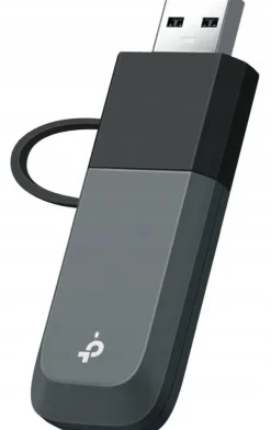 Karta sieciowa TP-Link TP-LINK BE6500 Tri-Band Wi-Fi 7 Mini Wireless USB Adapter Archer TBE400U 2.4 GHz, 5 GHz, 6 GHz 802.11ax MU-MiMO No no PoE Antenna type Internal
