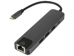 Karta sieciowa USB-C RJ45+HDMI K-03 86-060#