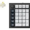 KEYCHRON Q0 Max Wireless Number Pad Switch Gateron Jupiter Banana Czarno-biały