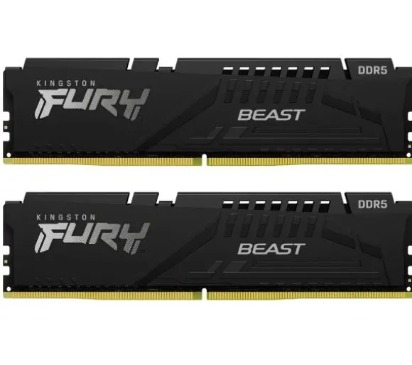 Kingston FURY Beast DDR5 16GB (2 x 8GB) 6000 CL30 EXPO Czarny